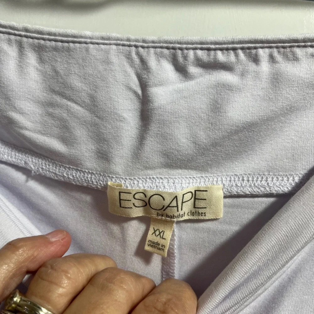 Escape by Habitat Clothes Lavender White Skort Active Skirt XXL NWT